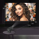 Mini projetor MOMAN HY320 720P HD, Wi-Fi + Bluetooth, keystone automático, portátil 150 ANSI para home theater até 100–130"