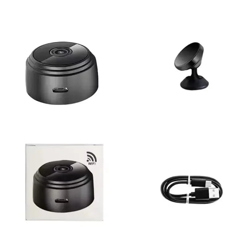 Câmera A9 Mini Wi-Fi 1080p com Ímã e Visão Infravermelha