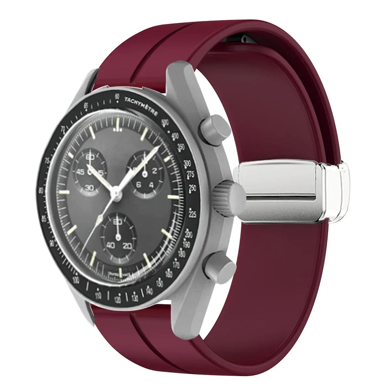 Pulseira Silicone Magnética Omega X Swatch MoonSwatch