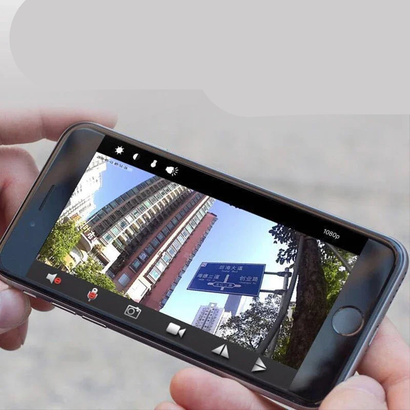 Câmera Mini Wi-Fi 1080p com Visão Colorida e Gravação