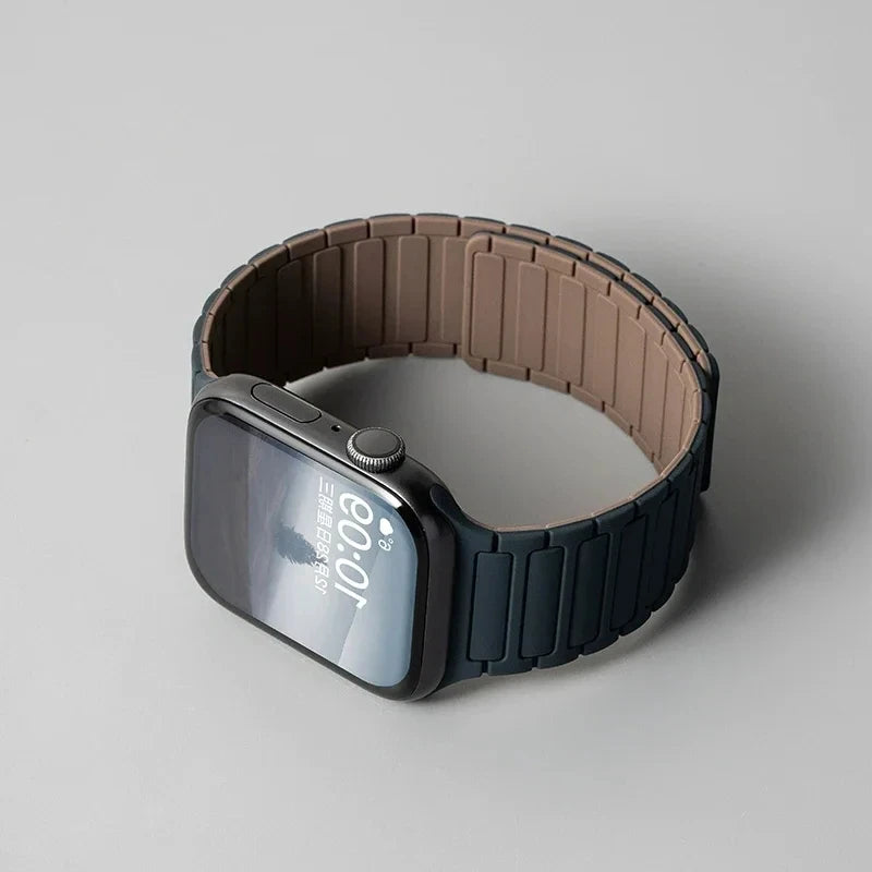 Pulseira Silicone Magnética Apple Watch Ultra e Series