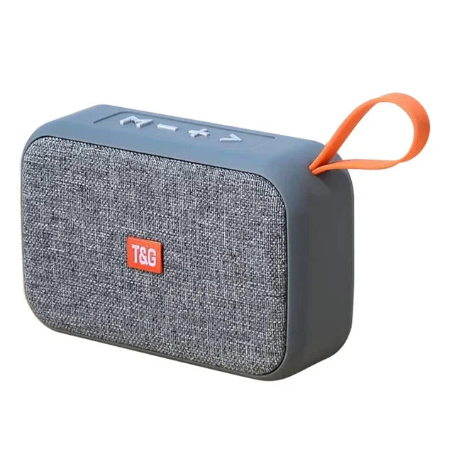 TG506 mini soundbar Bluetooth com rádio FM TWS cartão TF AUX USB grave reforçado bateria 400 mAh e viva-voz para música em qualquer lugar
