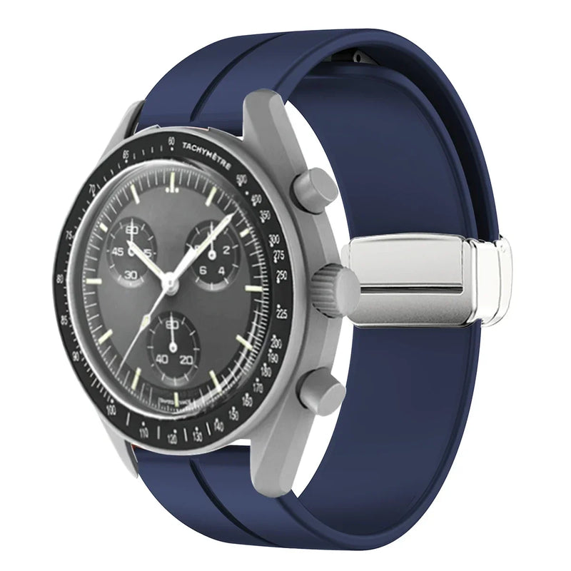 Pulseira Silicone Magnética Omega X Swatch MoonSwatch