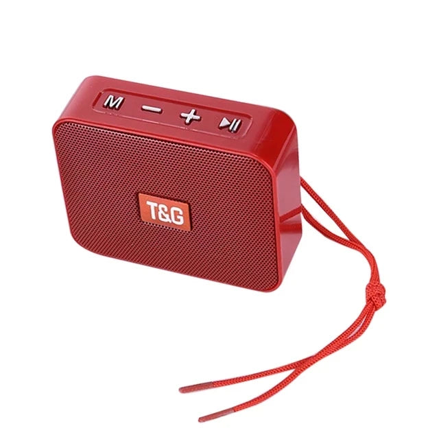 TG166 mini boombox Bluetooth 5.0 com microfone 5 W IPX resistente cartão TF USB mãos livres bateria 500 mAh para música sem complicação