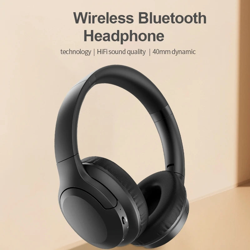 Sunpanda over ear Bluetooth 5.3 leve e dobrável com microfone som equilibrado conforto diário e bateria de longa duração