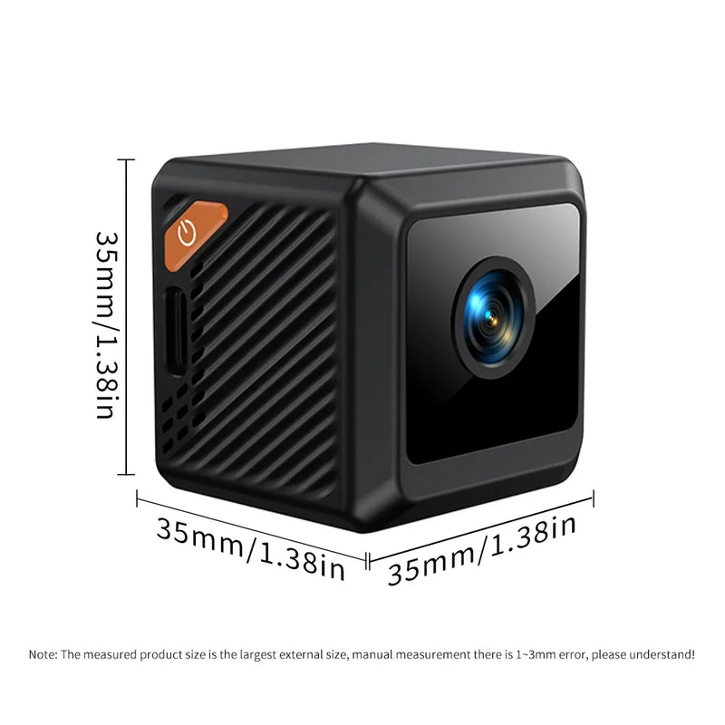 Câmera W02 Mini 1080p com Visão Noturna e Movimento