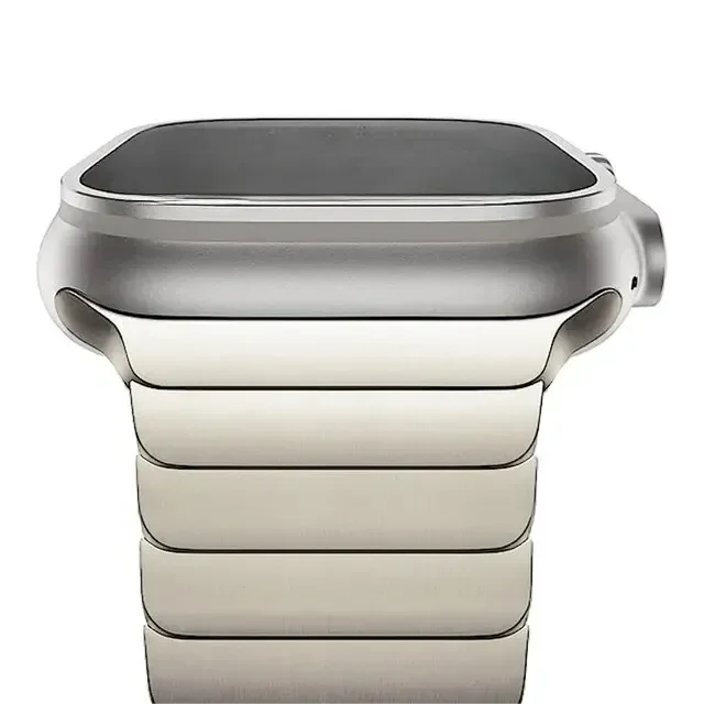 Pulseira Link Bracelet Aço Inox Apple Watch Luxuosa