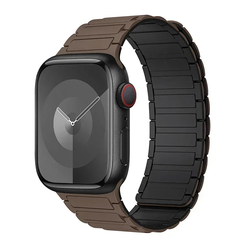 Pulseira Magnética Silicone Apple Watch Confortável