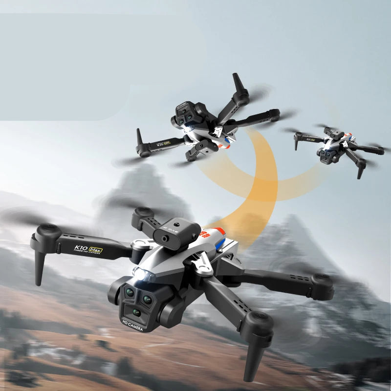 Drone K10 MAX 4K com Prevenção de Obstáculos 360°