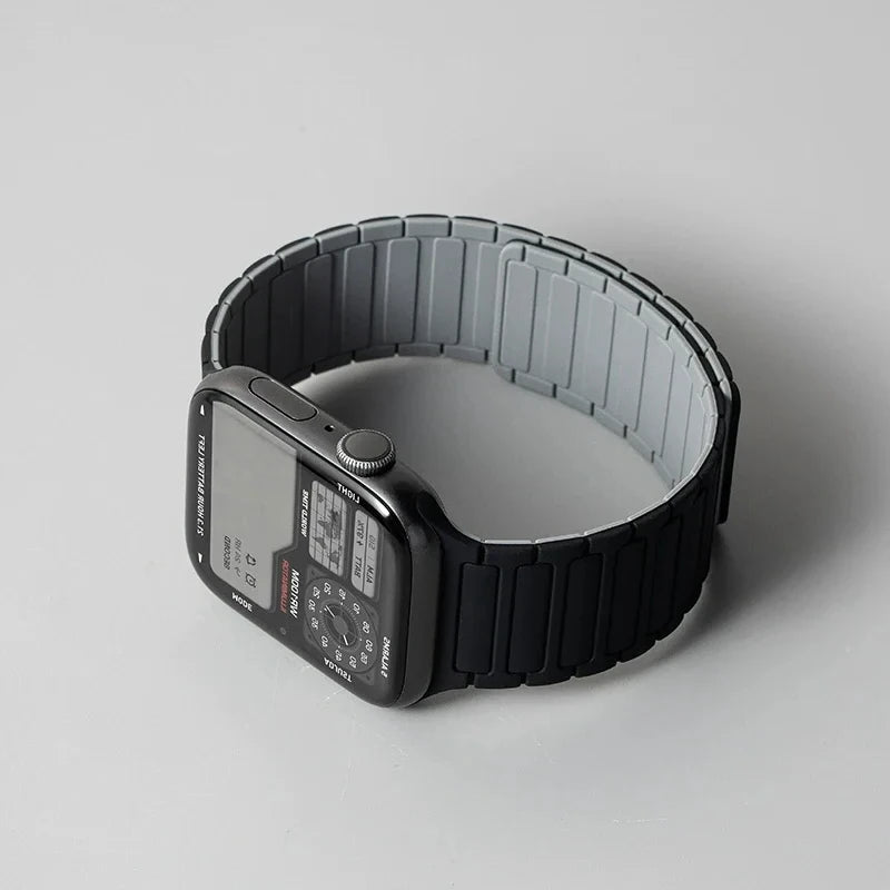 Pulseira Silicone Magnética Apple Watch Ultra e Series