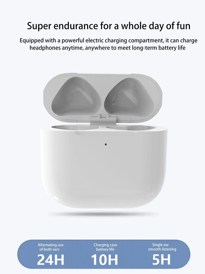 Air Pro TWS com ANC e modo transparência Bluetooth 5.3 armadura balanceada gestos touch Siri Android iPhone estojo compacto