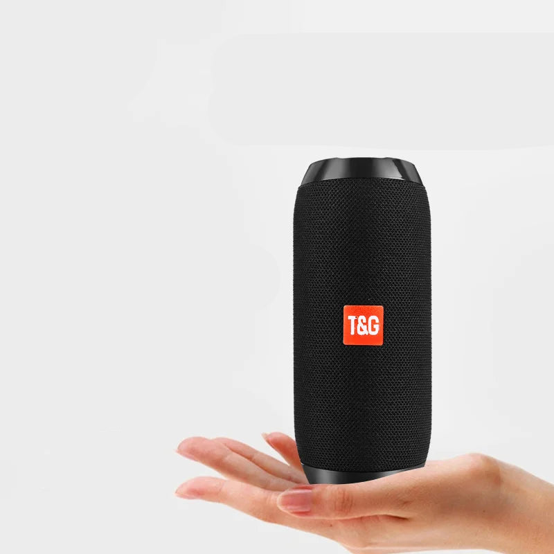 T&G TG117 Caixa Bluetooth 5.3 IPX com Rádio e Cartão TF