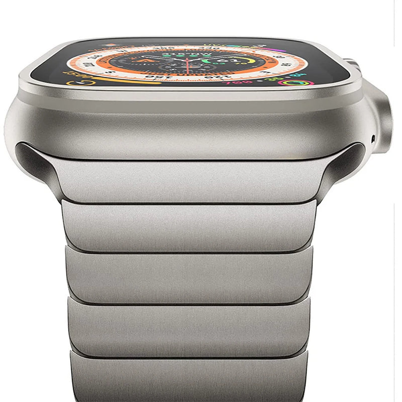Pulseira Link Bracelet Aço Inox Apple Watch Luxuosa