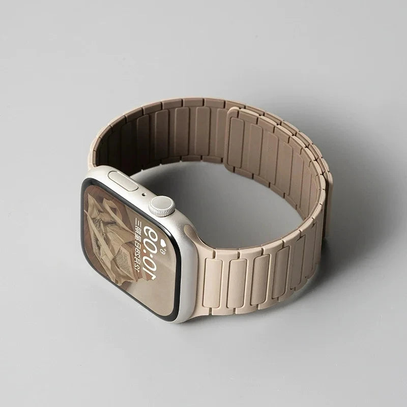 Pulseira Silicone Magnética Apple Watch Ultra e Series