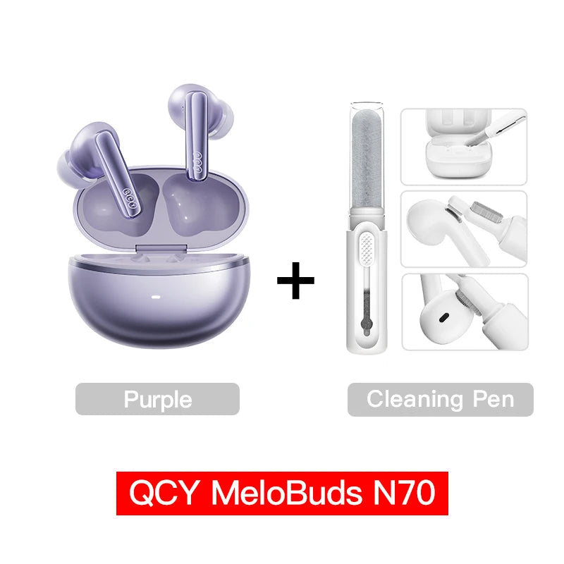 Fone QCY MeloBuds N70 ANC LDAC com 50h de Bateria