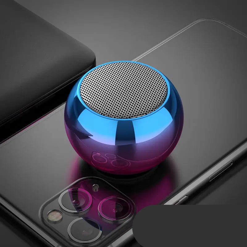 Mini Alto-falante Metálico Bluetooth 3W com Graves