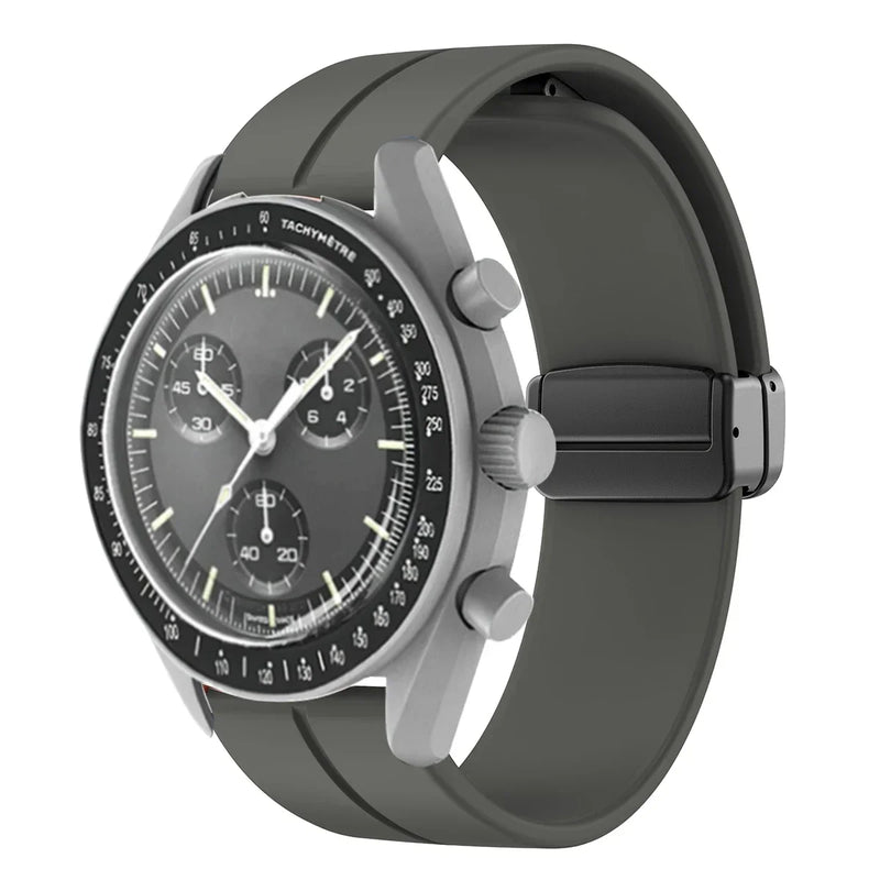 Pulseira Silicone Magnética Omega X Swatch MoonSwatch