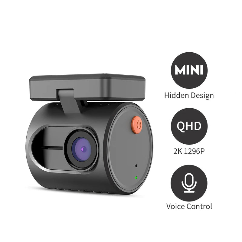 Câmera Veicular KAWA Mini 3 2K com Wi-Fi e Visão Noturna