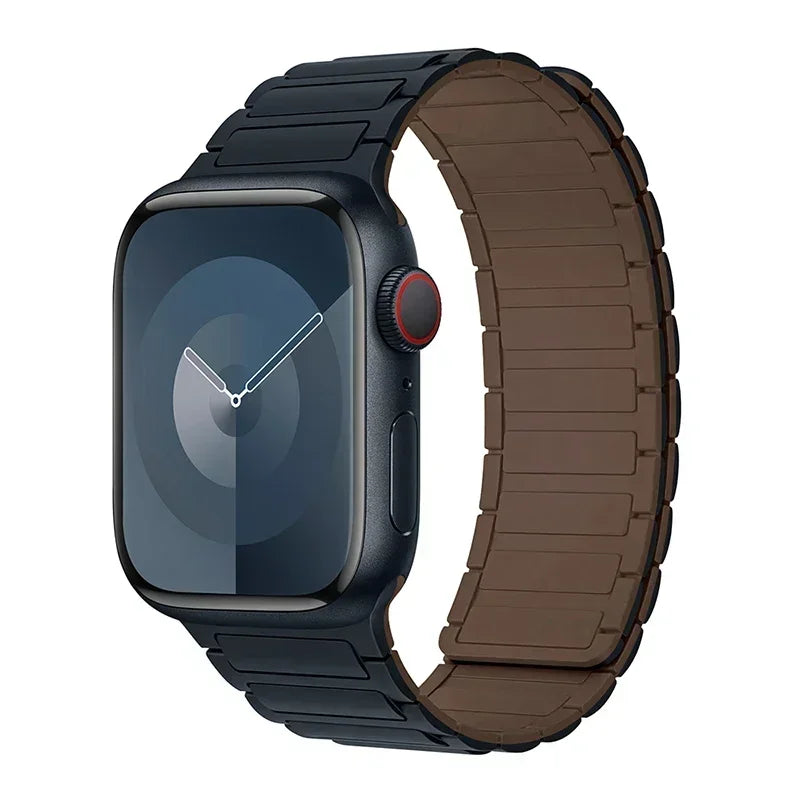Pulseira Magnética Silicone Apple Watch Confortável
