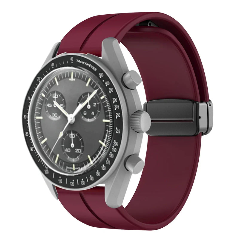 Pulseira Silicone Magnética Omega X Swatch MoonSwatch