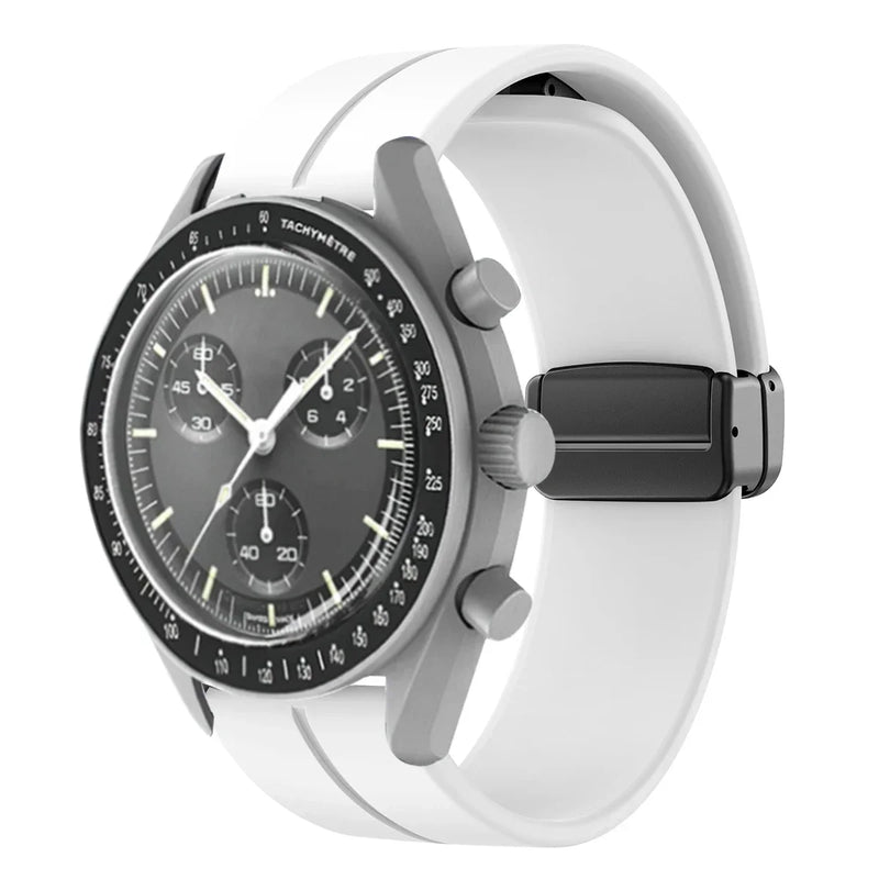 Pulseira Silicone Magnética Omega X Swatch MoonSwatch