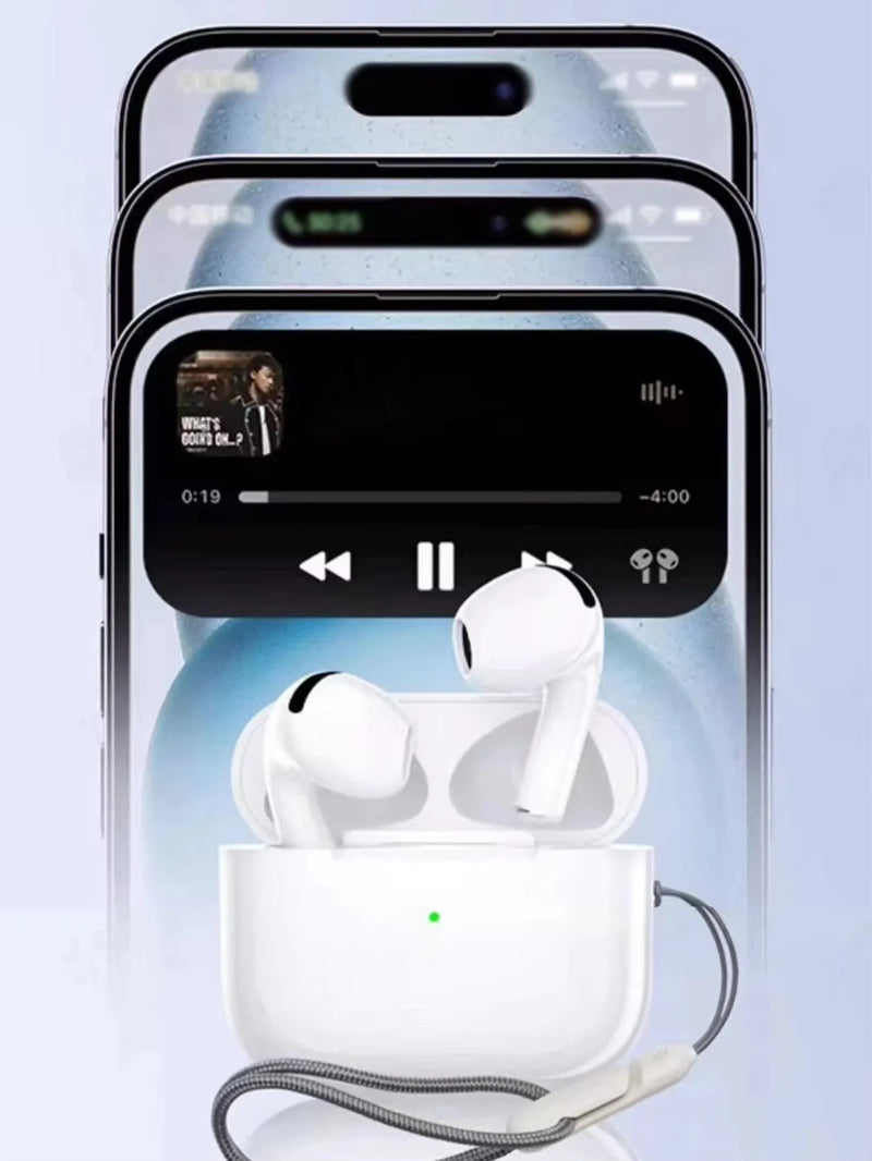 Air Pro TWS com ANC e modo transparência Bluetooth 5.3 armadura balanceada gestos touch Siri Android iPhone estojo compacto