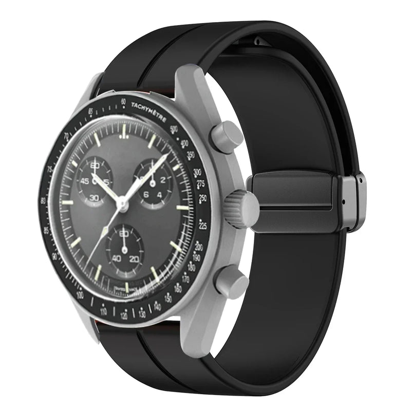Pulseira Silicone Magnética Omega X Swatch MoonSwatch