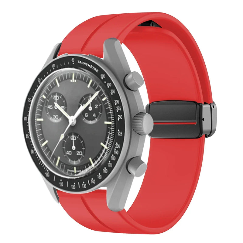 Pulseira Silicone Magnética Omega X Swatch MoonSwatch