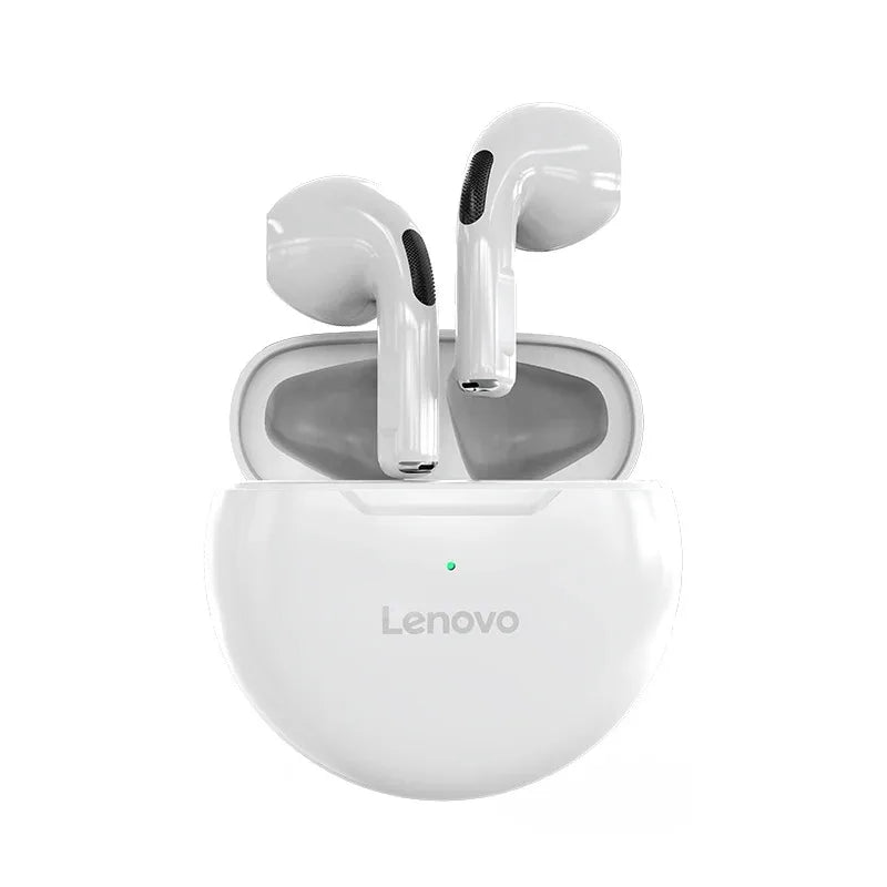 Lenovo HT38 TWS mini Bluetooth 5.1 drivers 13 mm estéreo 9D case compacta microfone controles de volume leve para uso diário