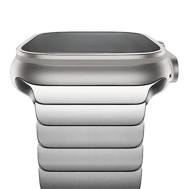 Pulseira Link Bracelet Aço Inox Apple Watch Luxuosa