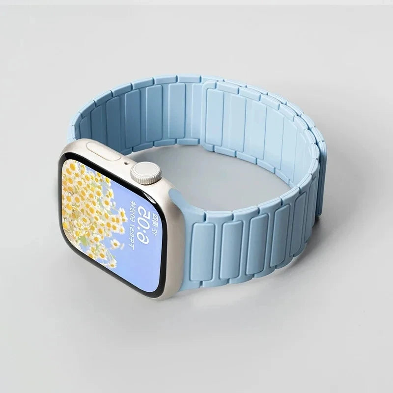 Pulseira Silicone Magnética Apple Watch Ultra e Series